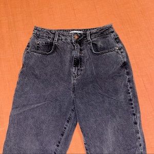 ZARA mom fit jeans in black